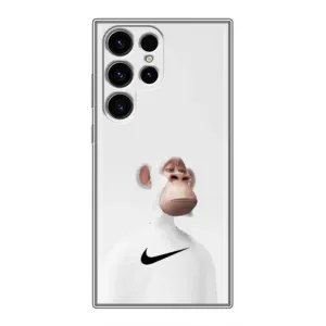 Чехлы с Обезьянами NFT для Samsung Galaxy S24 Ultra (AlphaPrint) (обезьяна NFT Nike)