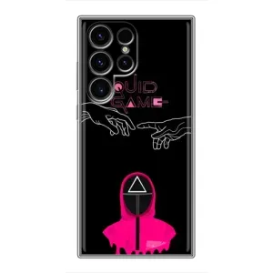 Чехол Гра в кальмара для Samsung Galaxy S24 Ultra (Минимализм Игра кальмара)
