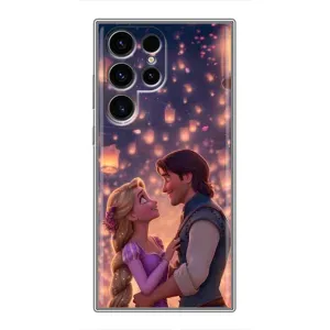 Чехол Рапунцель для Samsung Galaxy S24 Ultra (Принцесса и принц)
