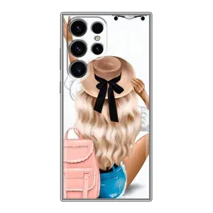 Чехол с печатью для Samsung Galaxy S24 Ultra - (Мода) (AlphaPrint) (Путешествие)