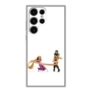 Чехол Рапунцель для Samsung Galaxy S24 Ultra (Рапунцель и Флин)