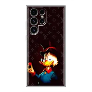 Чехлы для Samsung Galaxy S24 Ultra - Скрудж МакДак Louis Vuitton (PREMIUMPrint) (Скрудж с бриллиантом)