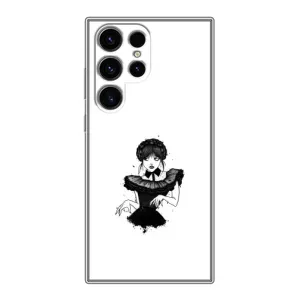 Чехлы Венсдей на Samsung Galaxy S24 Ultra Уэнсдей (AlphaPrint) (танец Уэнздей)