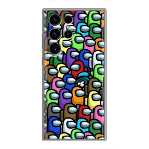 Чехол Амонг Ас для Samsung Galaxy S24 Ultra (AlphaPrint) (Убит)