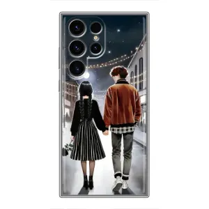 Чехол с дизайном Венздей 2 на Samsung Galaxy S24 Ultra (Уэнздей и Тайлер)