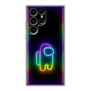 Чехол Амонг Ас для Samsung Galaxy S24 Ultra (AlphaPrint) (Яркий скин)