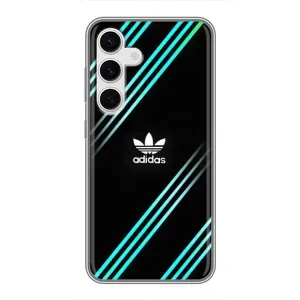Чохли Адидас для Samsung Galaxy S24 (AlphaPrint) (Адідас з полосами)