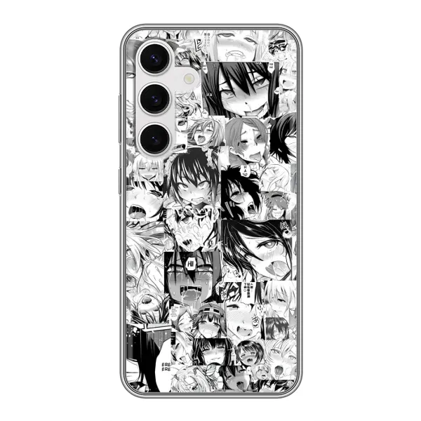 Чохол з принтом «Ahegao manga» для Samsung Galaxy S24