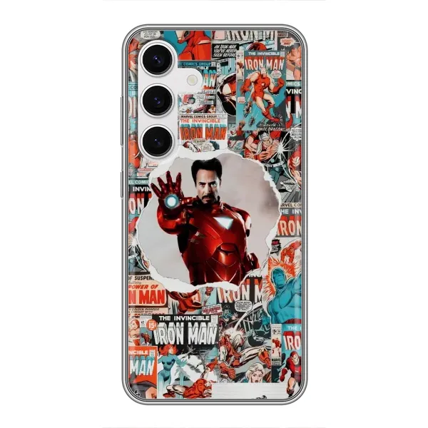 Чохол з принтом «Айронмен» для Samsung Galaxy S24 Чохол з принтом «Айронмен» для Samsung Galaxy S24