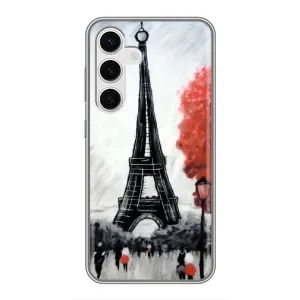 Чехол Эйфелева Башня для Samsung Galaxy S24 - (AlphaPrint) (Башня в Париже)