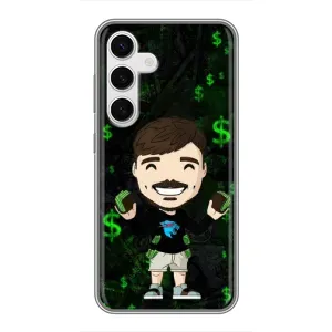 Чехол с принтом «Блогер Beast» для Samsung Galaxy S24