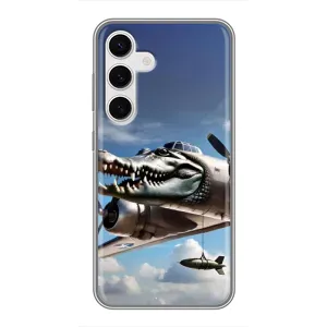 Чохол з мемом Тралалело тралала на Samsung Galaxy S24 (Бомбардіро крокоділо)