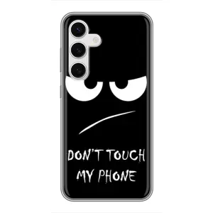 Чохол з принтом «Dont Touch» для Samsung Galaxy S24