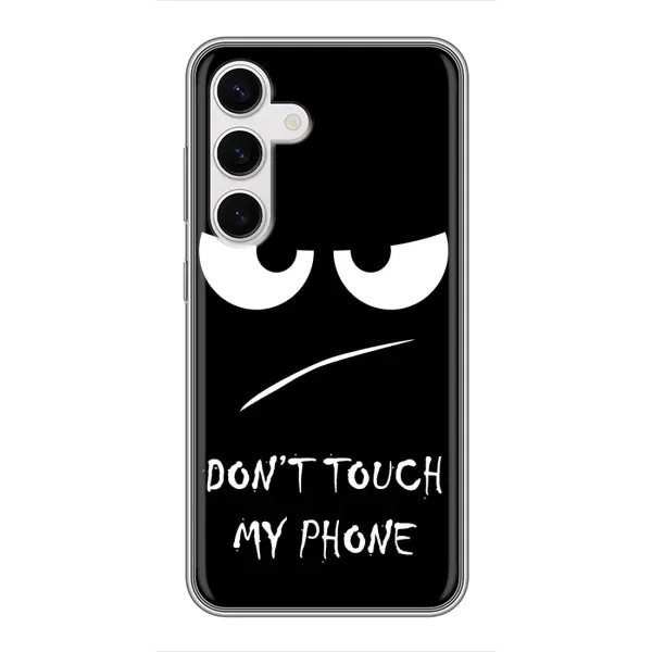 Чохол з принтом «Dont Touch» для Samsung Galaxy S24 Чохол з принтом «Dont Touch» для Samsung Galaxy S24