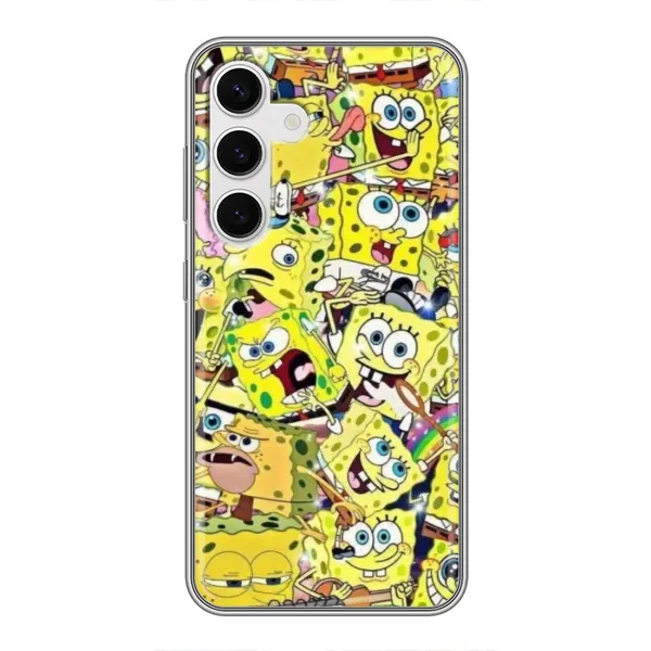Чохол з принтом «Емоції Спан Боба» для Samsung Galaxy S24