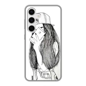 Чохол з принтом «Фото дівчини» для Samsung Galaxy S24