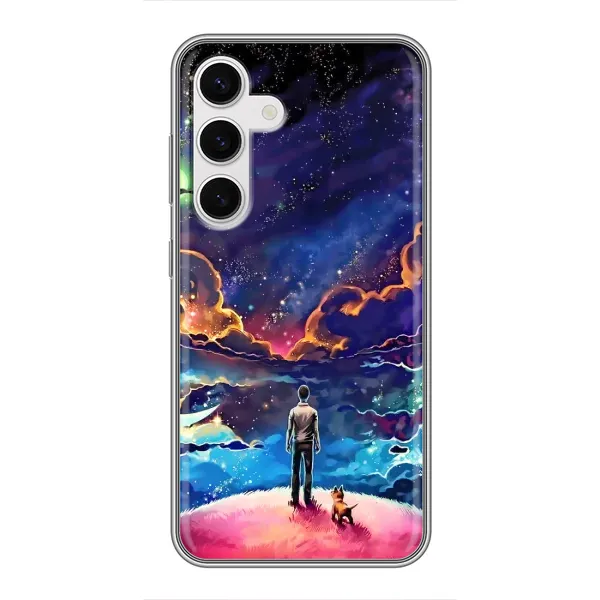 Чехол с принтом «Галактический вид» для Samsung Galaxy S24 Чехол с принтом «Галактический вид» для Samsung Galaxy S24