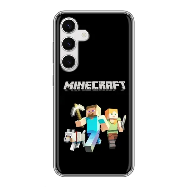 Чохол з принтом «герої Minecraft» для Samsung Galaxy S24 Чохол з принтом «герої Minecraft» для Samsung Galaxy S24