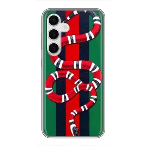 Чехлы ГУЧЧИ для Самсунг С24 (AlphaPrint) (Gucci змия)