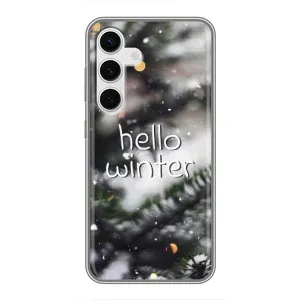 Новорічні, Святкові Чохли для Samsung Galaxy S24 - 2024 год (Hello winter)