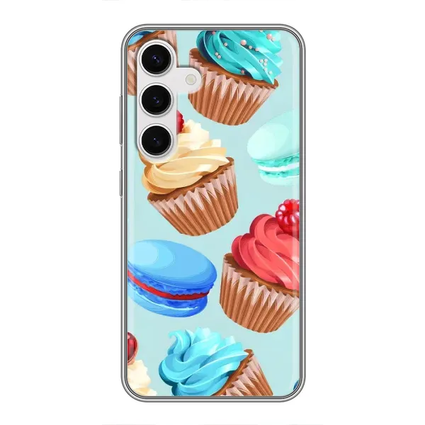 Чохол з принтом «Кексики» для Samsung Galaxy S24 Чохол з принтом «Кексики» для Samsung Galaxy S24