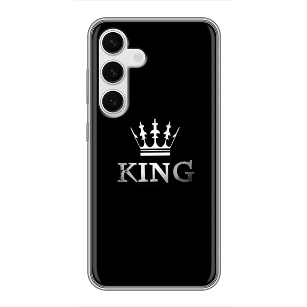 Чохол з принтом «KING» для Samsung Galaxy S24