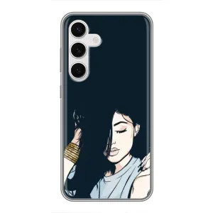 Чохол з принтом «Гарна дівчина» для Samsung Galaxy S24