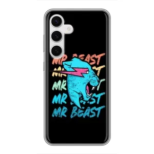 Чехол с принтом «logo Mr beast» для Samsung Galaxy S24
