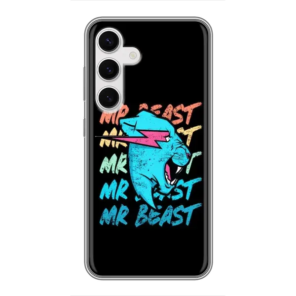 Чехол с принтом «logo Mr beast» для Samsung Galaxy S24