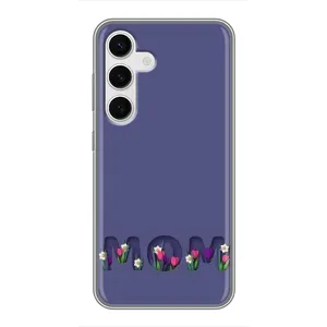 Чохол з принтом «Мама в квітах» для Samsung Galaxy S24