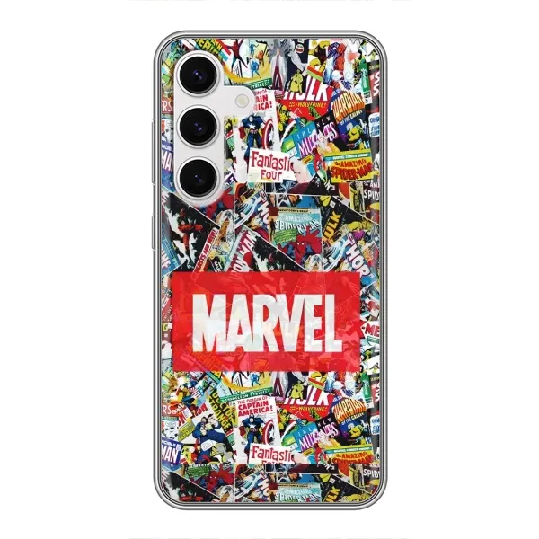 Чохол з принтом «Марвел комікси» для Samsung Galaxy S24 Чохол з принтом «Марвел комікси» для Samsung Galaxy S24
