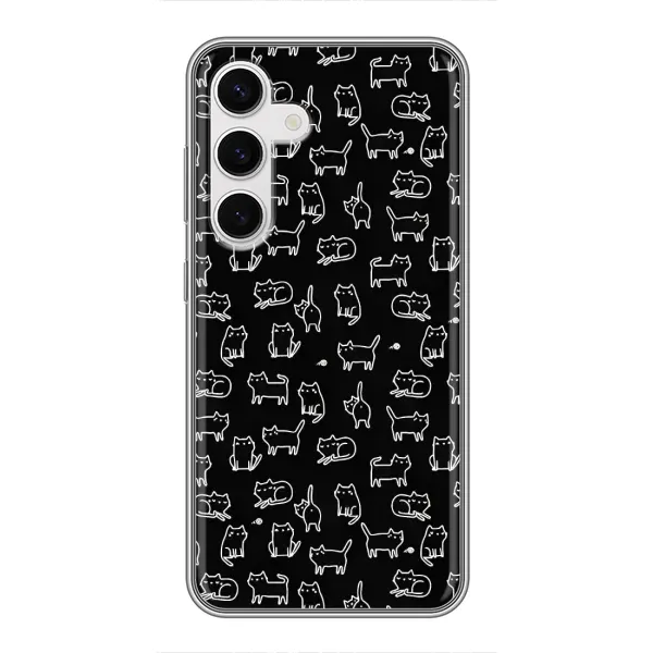 Чехол с принтом «Меленькие котики» для Samsung Galaxy S24 Чехол с принтом «Меленькие котики» для Samsung Galaxy S24