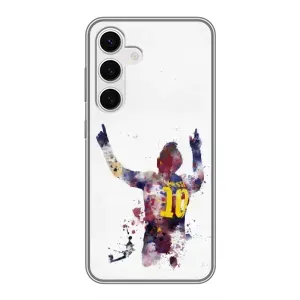 Чехлы Месси для Samsung Galaxy S24 (AlphaPrint) (Messi Barca)