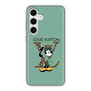 Чохли Луі Вітон для Samsung Galaxy S24 (AlphaPrint - LOUIS VUITTON) (Міккі Маус LV)