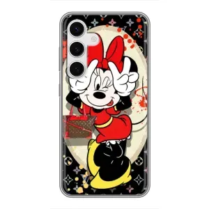 Чехол Disney Mouse Samsung Galaxy S24 (PREMIUMPrint) (Минни peace)
