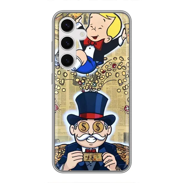 Чохол з принтом «Монополія Мен» для Samsung Galaxy S24