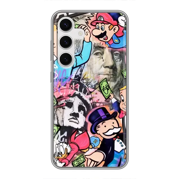 Чехол с принтом «Monopoly man» для Samsung Galaxy S24 Чехол с принтом «Monopoly man» для Samsung Galaxy S24