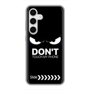 Чохол з принтом «Не чипай телефон» для Samsung Galaxy S24