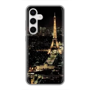 Чехол Эйфелева Башня для Samsung Galaxy S24 - (AlphaPrint) (Ночной Париж)