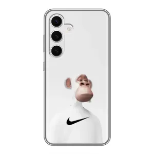 Чехлы с Обезьянами NFT для Samsung Galaxy S24 (AlphaPrint) (обезьяна NFT Nike)