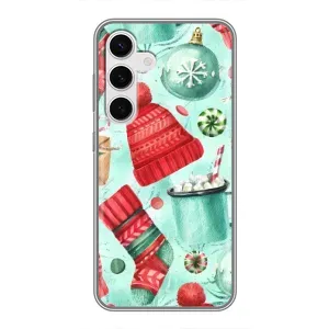 Новорічні Чохли для Самсунг Галаксi S24 (VPrint) (Одяг НР)