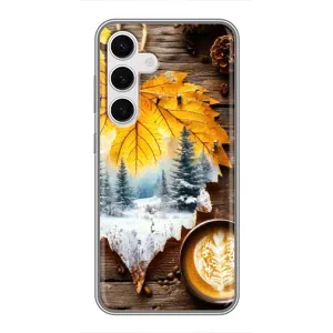 Чохол з унікальним дизайном 'Осінь з кавою' для Samsung Galaxy S24 (Осінньо-зимова кава)