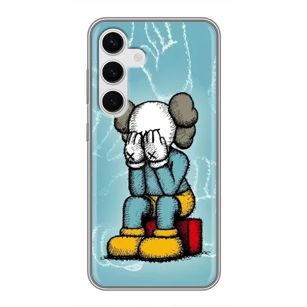 Чехол с принтом «Плач Bearbrick» для Samsung Galaxy S24