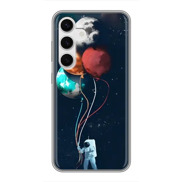 Чехол с принтом «Планеты шарики» для Samsung Galaxy S24 Чехол с принтом «Планеты шарики» для Samsung Galaxy S24