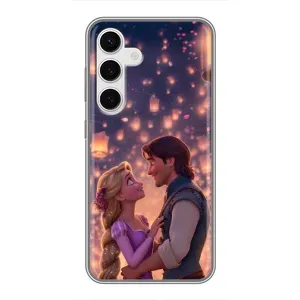 Чохол Рапунцель для Samsung Galaxy S24 (Принцеса та принц)