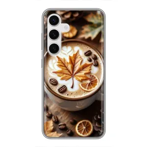 Чохол з унікальним дизайном 'Осінь з кавою' для Samsung Galaxy S24 (Пряна кава)