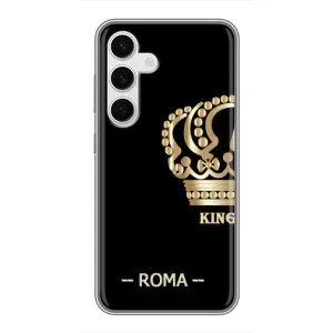 Чехлы для Samsung Galaxy S24 (VPrint) - Футбольные клубы (Roma)