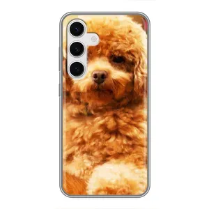 Чохли з собаками для Samsung Galaxy S24 (VPrint) (Цуценя Бішон)