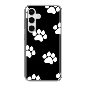 Чохли з собаками для Samsung Galaxy S24 (VPrint) (Сліди собаки)