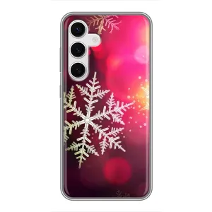 Новорічні Чохли для Самсунг Галаксi S24 (VPrint) (Сніжинка)
